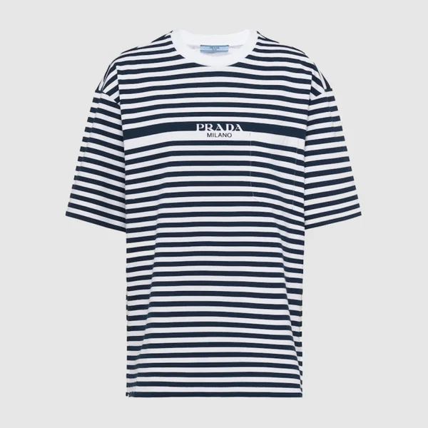 프라다 재킷 관련 상품 프라다 프린트 저지 티셔츠 3515B